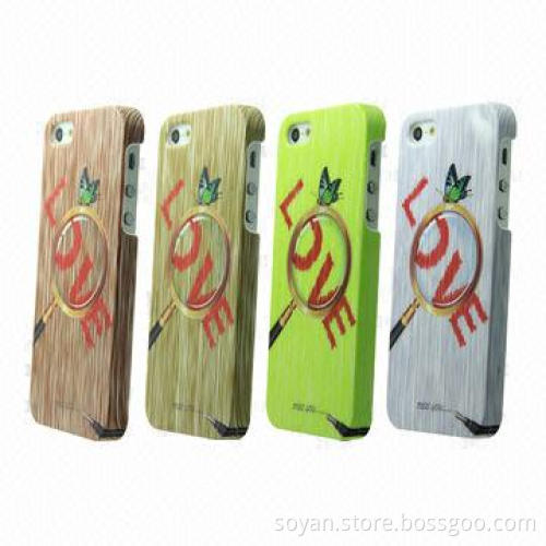 Hard Plastic Case for Apple's iPhone 5, Image Cover to Side, Available in Different Designe/IMD Case